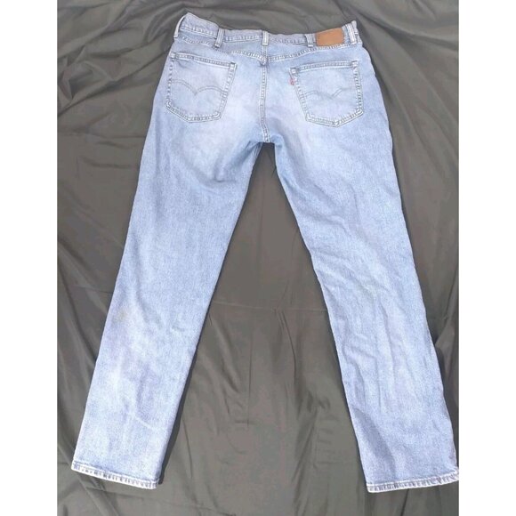 Levis 511 Jeans Mens 38x32 Premium Light Blue Washed Big E Red Tab  READ - Picture 3 of 16